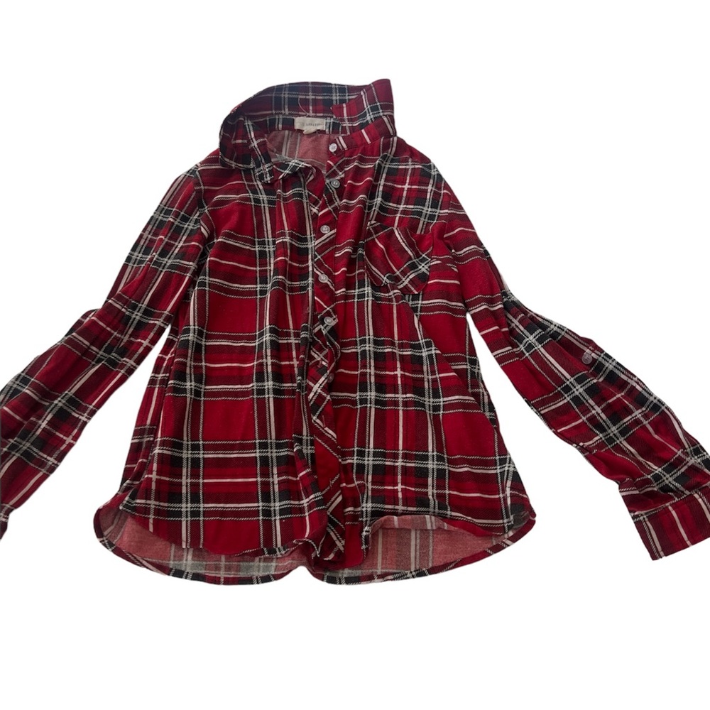 Small Red Long sleeved Flannel